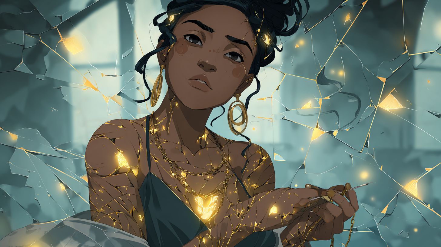 Golden Scars — A Whispered Survival | We Don’t Talk About That by JBE Mindful Pathways