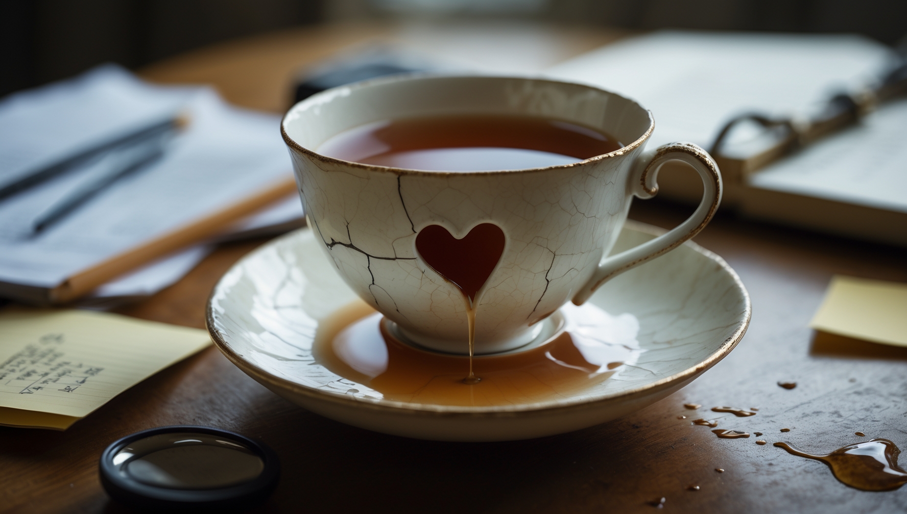 Spilling from an Empty Cup