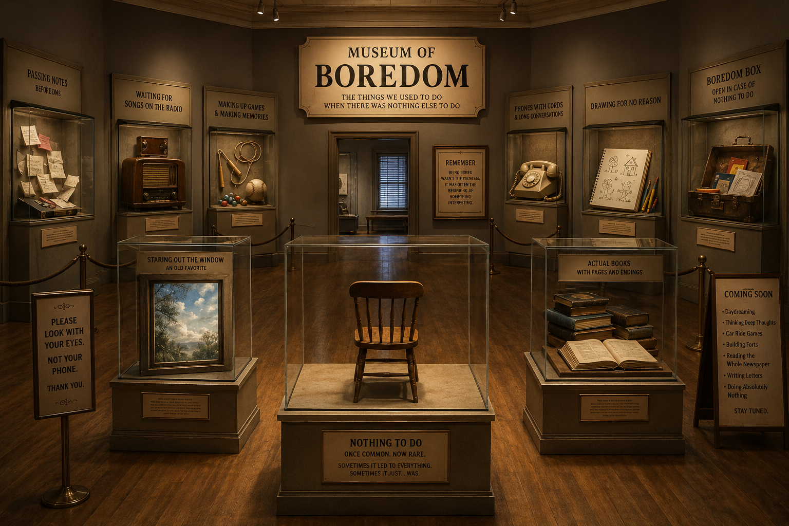 When Did We Stop Being Bored?